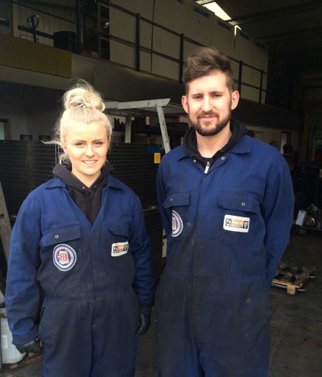 Apprentices Casey Allen and Matt Jamson