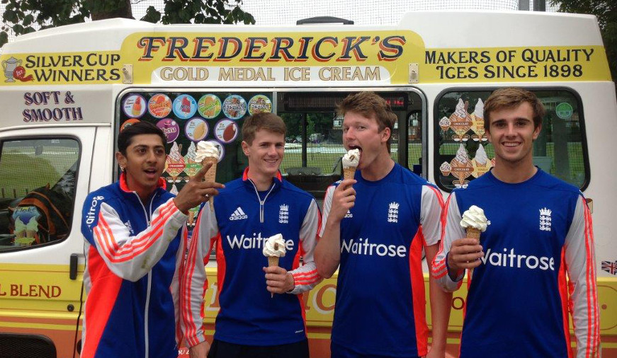 England U19's Celebrate A Level results