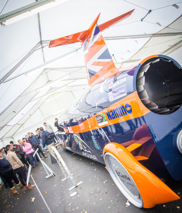 Bloodhound replica Chesterfield College