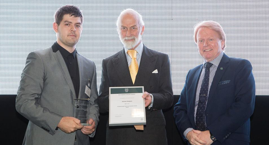 James Grayson wins IMI outstanding achieversedit