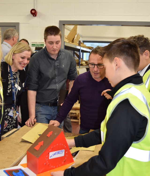Chesterfield College Construction Centre official opening