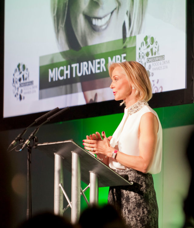Mich Turner MBE Chesterfield Food and Drink Awards