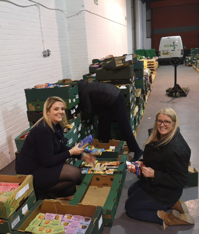 specsavers matlock chesterfield food bank
