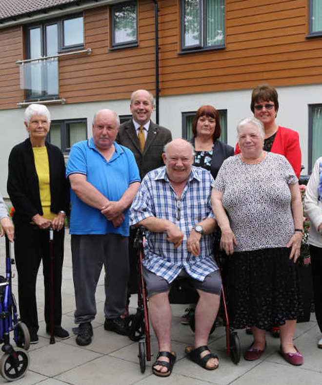 Glebe Court reopeningside