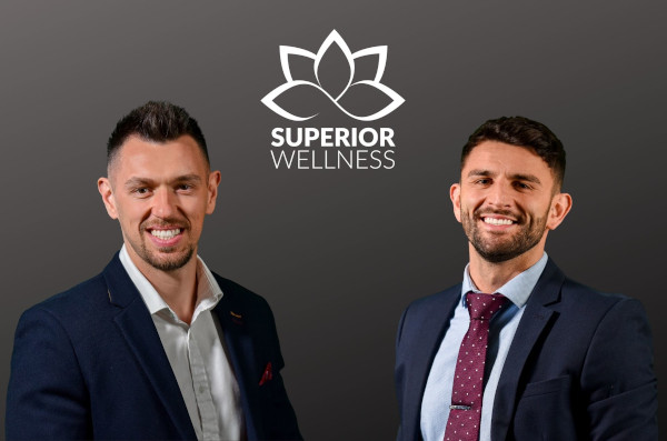 Rob Carlin left, Gareth Ward right - employees of Superior Wellness