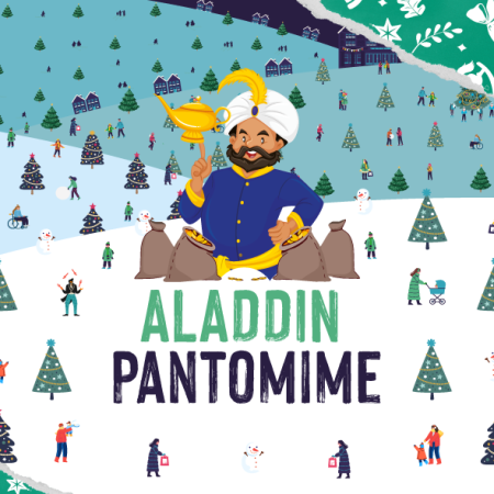 Aladdin Pantomime promo block