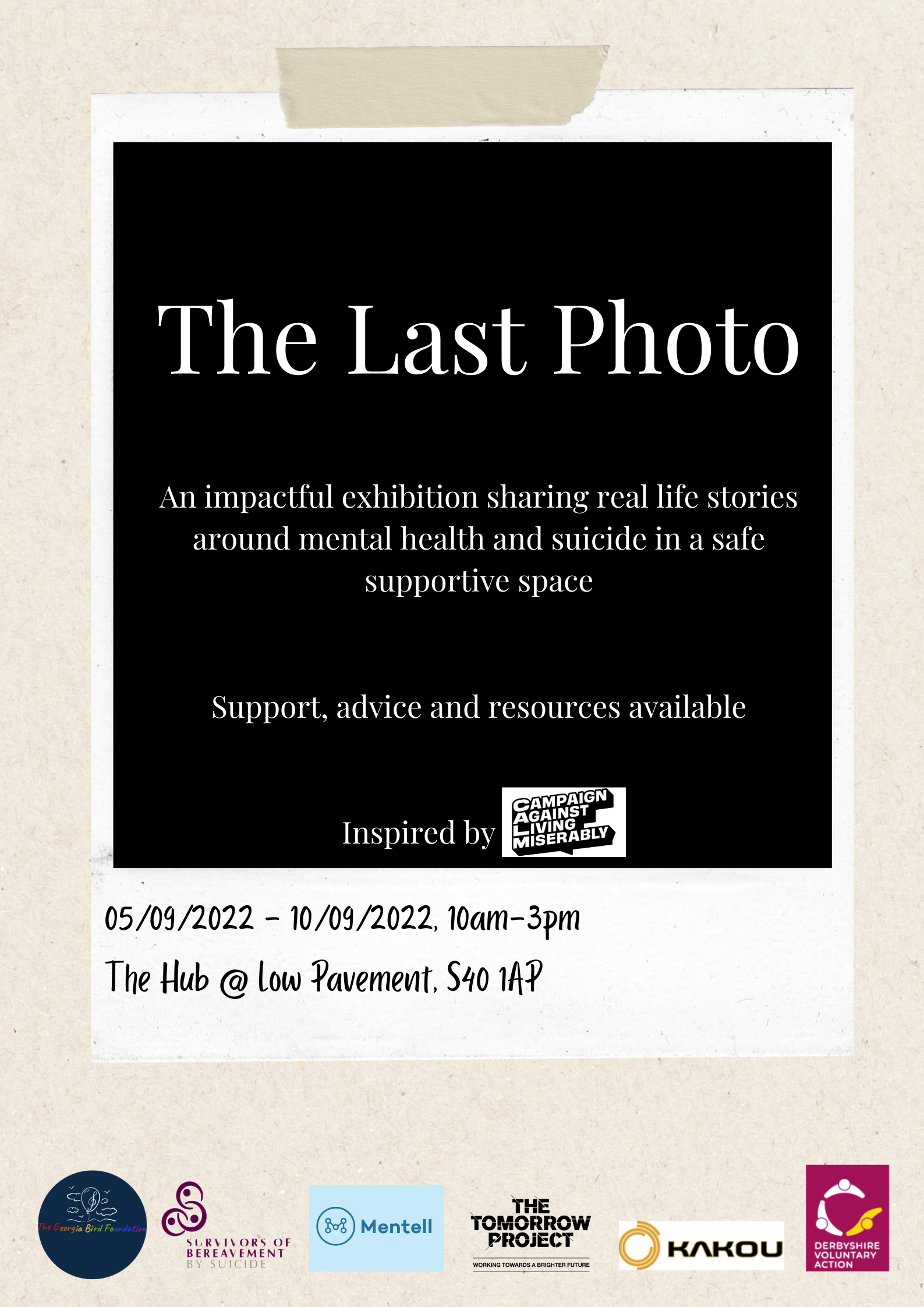 The Last Photo Exhibition Flyer