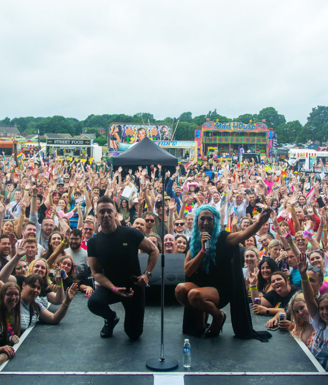 Chesterfield Pride crowd