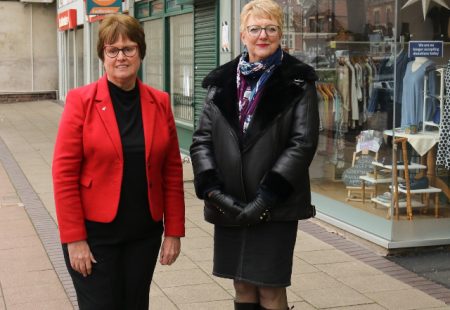 Cllr Gilby and Cllr Sarvent_Staveley High Street