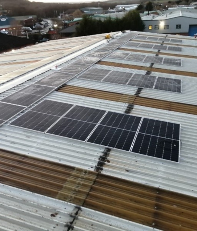 custom solar weightron installation 640