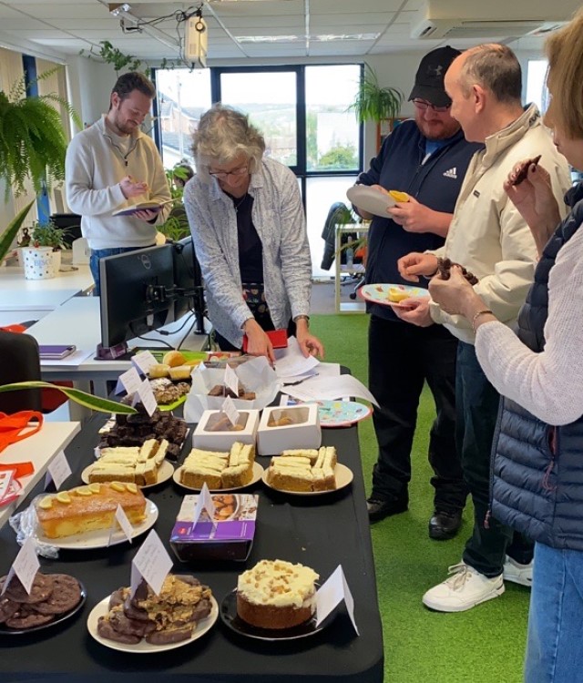 Oasis Studio bake off Chesterfield Champions