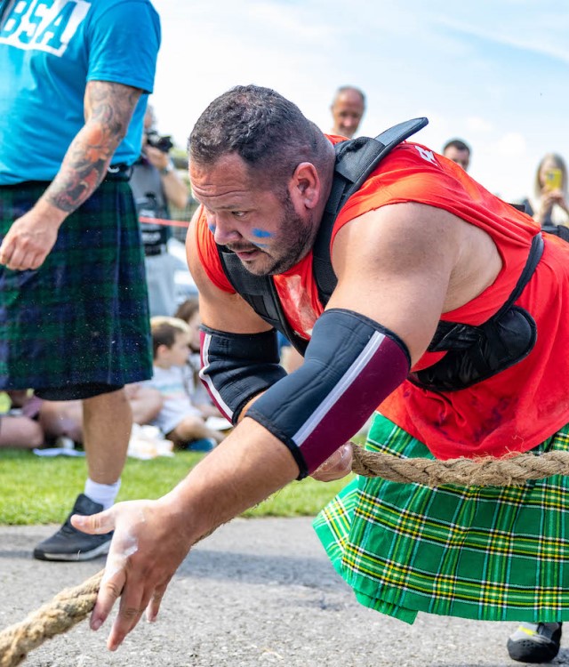 peak district highland games 2022 tractor pull