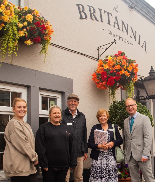 Chesterfield in Bloom July 2023_Britannia Pub