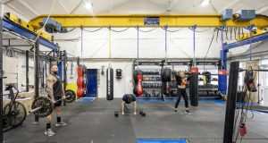 Female boxing in big gym area at Superior Wellness, Chesterfield