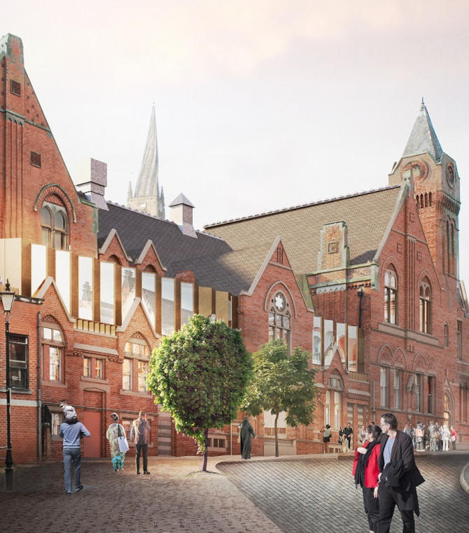 Artists impression of Stephenson Memorial Hall
