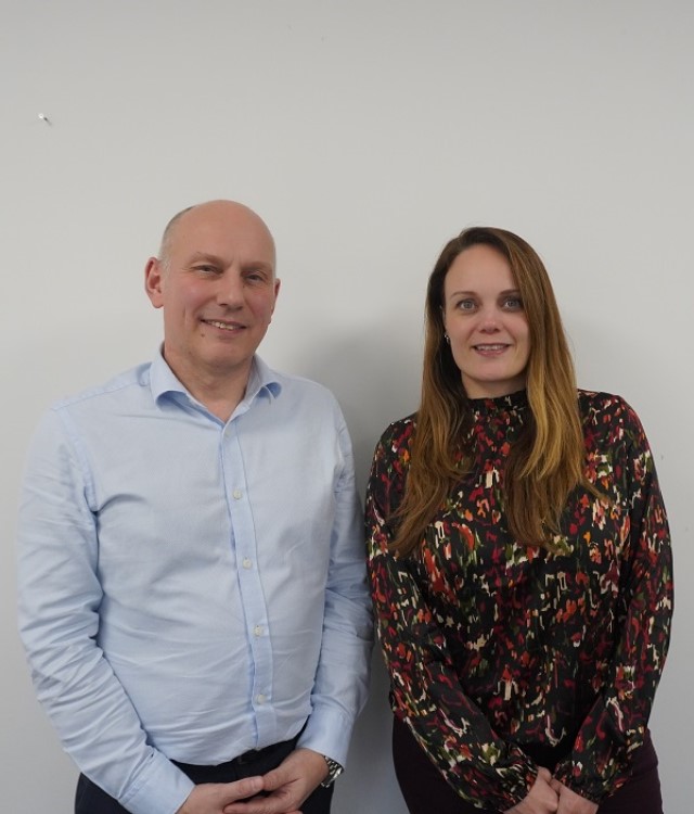 Dean Symonds and Lucy Robinson