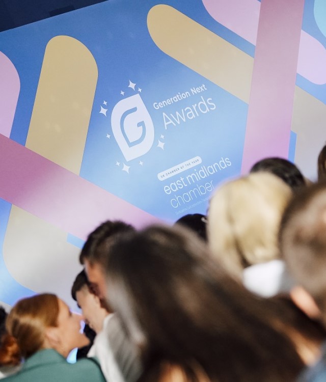 Generation Next Awards stage backdrop